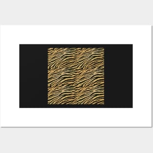 tiger print Posters and Art